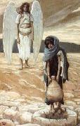 James Tissot Hagar and the Angel in the Desert Spain oil painting artist